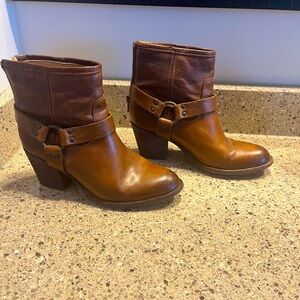 Frye comfy booties. All leather